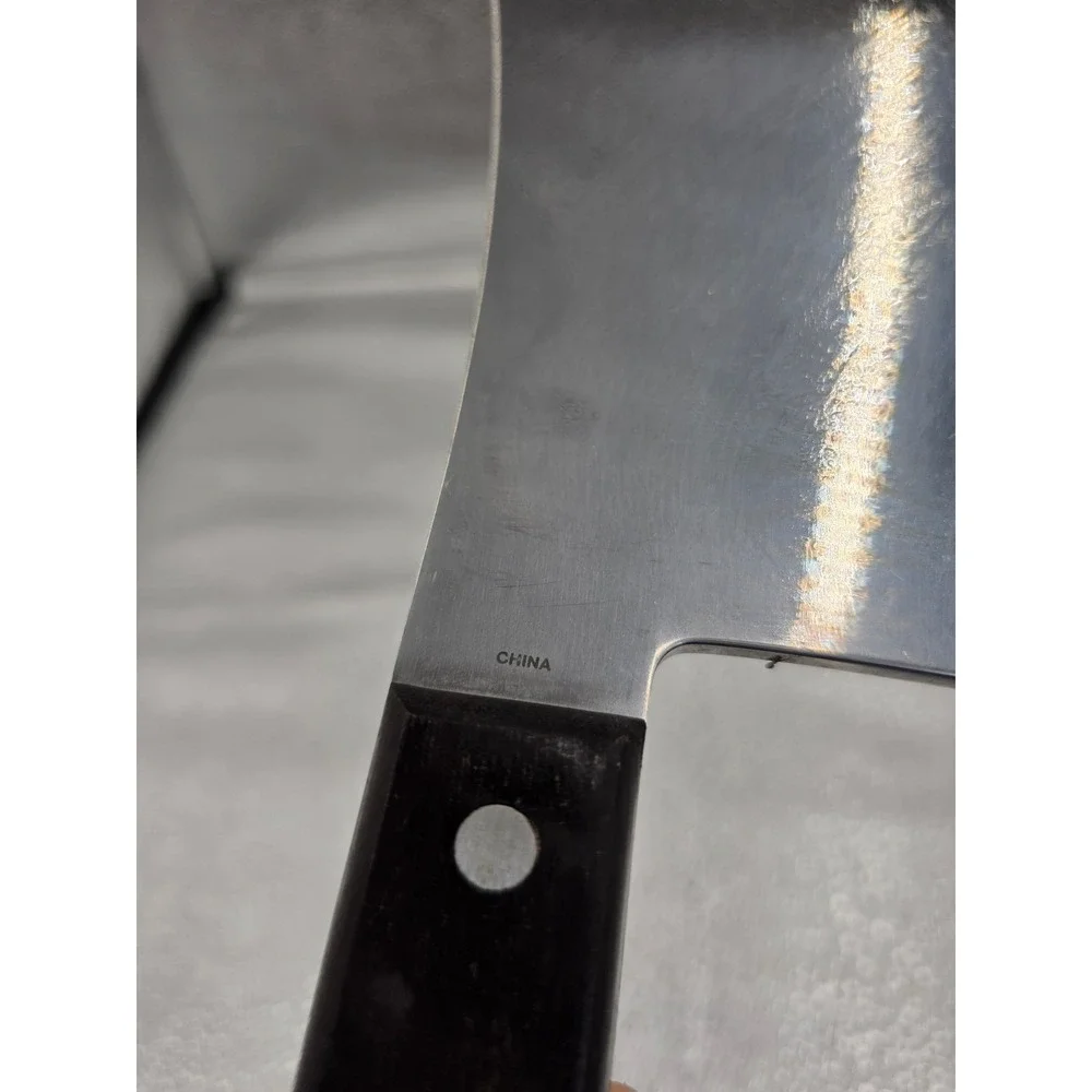 Dexter Basics 49542 Meat Cleaver 7 Inch Blade Wood Handle Heavy Duty Chopper O2